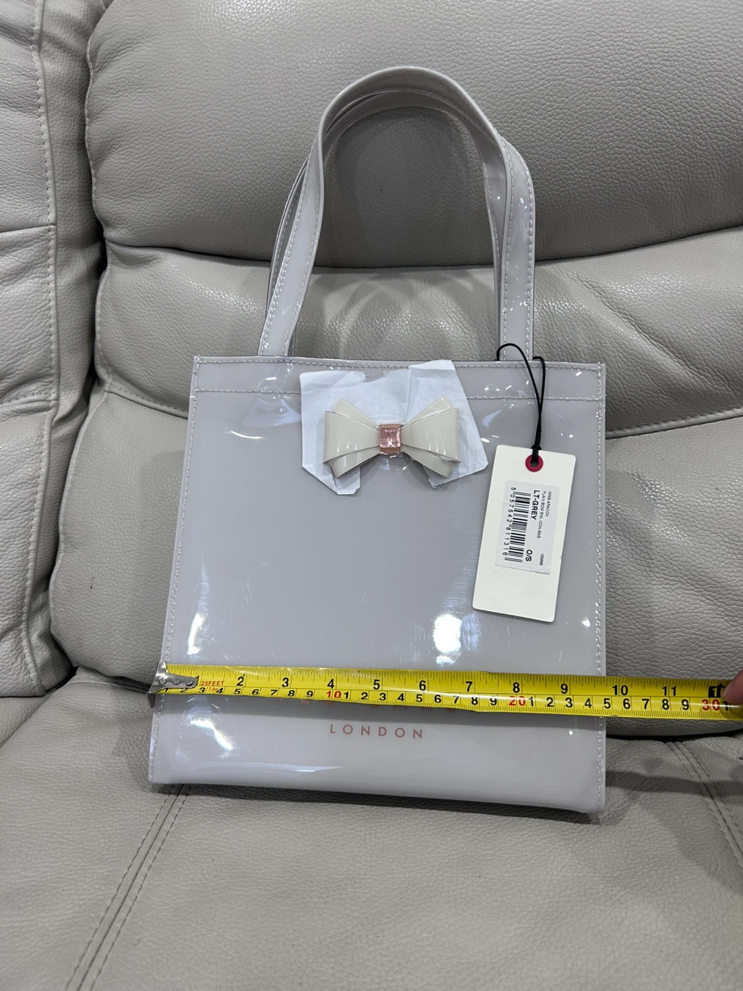 Ted Baker London Light Grey Tote Bag
