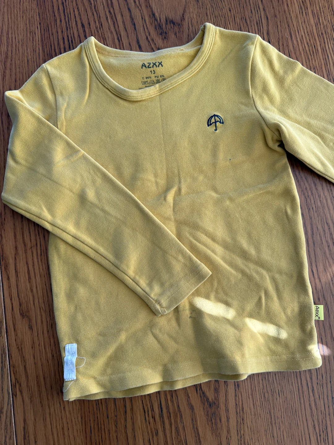 Kids Yellow Long Sleeve Shirt - Size 13(M)