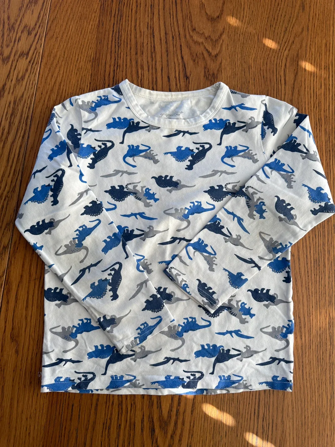 Kids Dinosaur Print Pajama Set Size-140 image indicator(2)