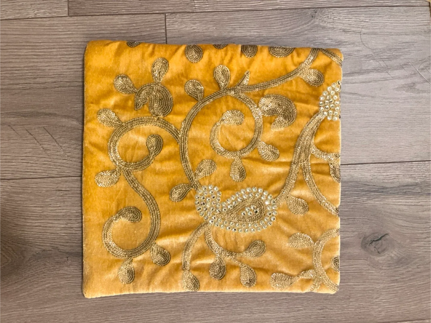 Velvet embroidered square cushion covers x5 image indicator(2)