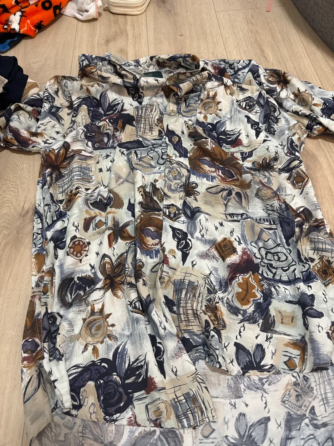 Canda Made for C&A Floral Shirt - Size L thumbnail
