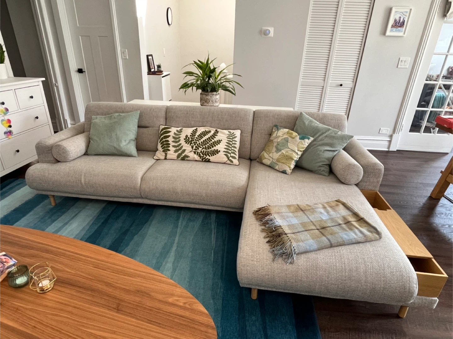 IKEA LÅNGARYD Sectional Sofa with Chaise - photo 3