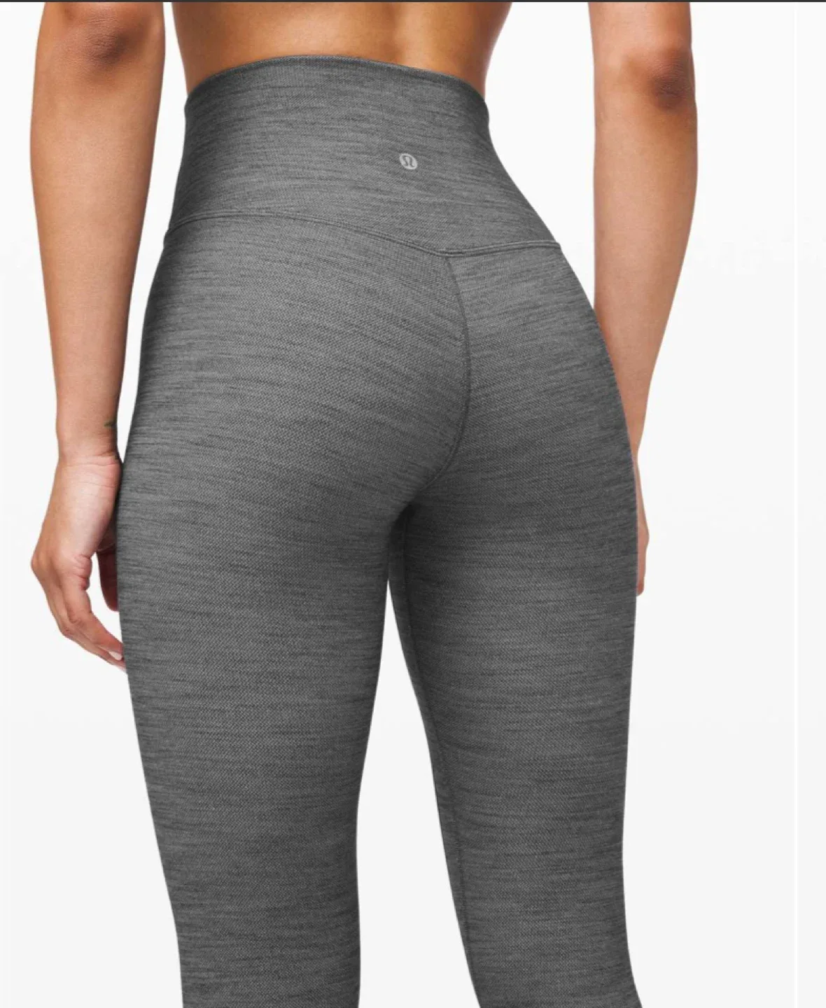 Lululemon Align Pant 25" herringbone- size 4 image indicator(2)