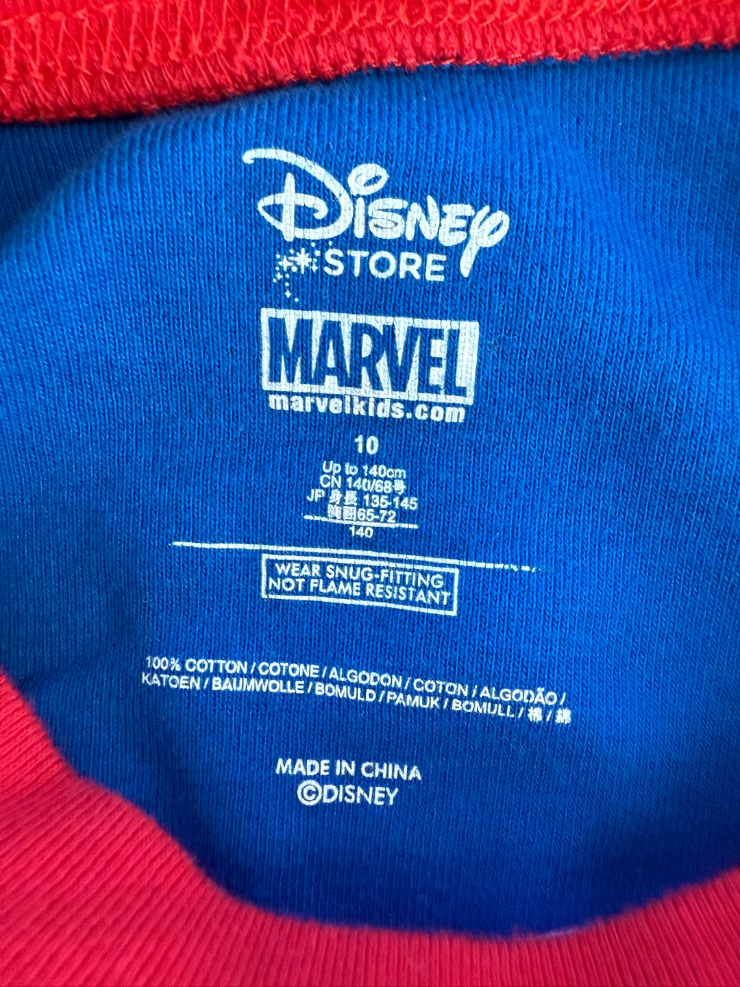 Kids Marvel Spiderman Pajamas - Size 10 - photo 2