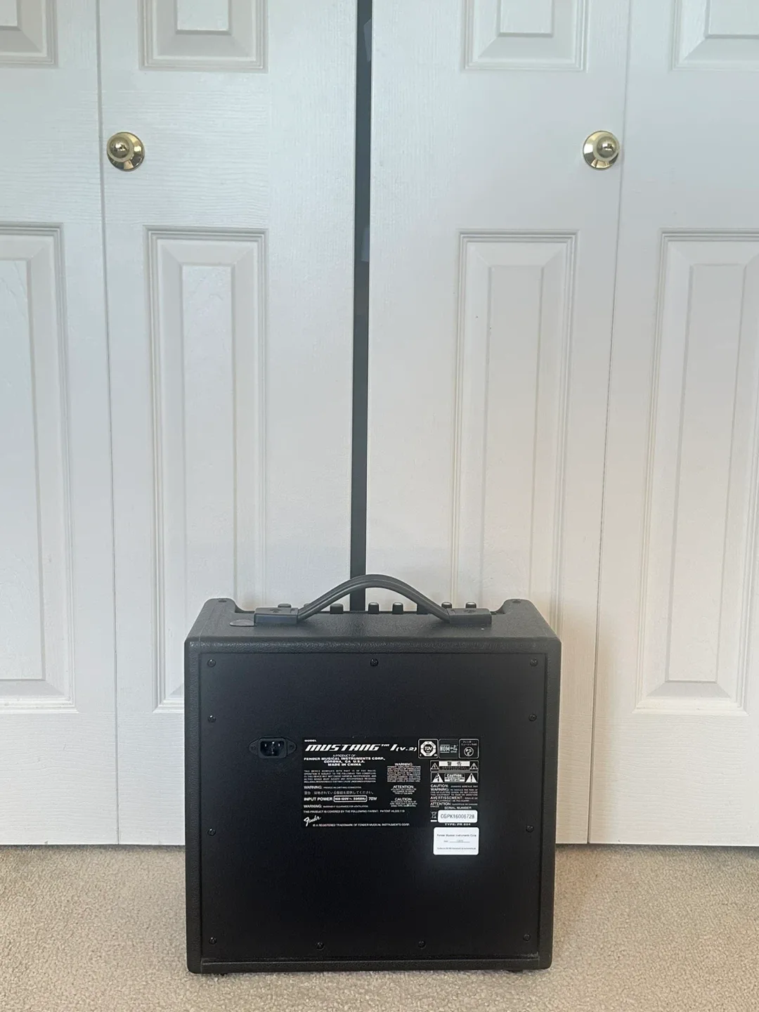 Yamaha Pacifica & Fender Mustang Guitar Amp & Godin bag image indicator(5)