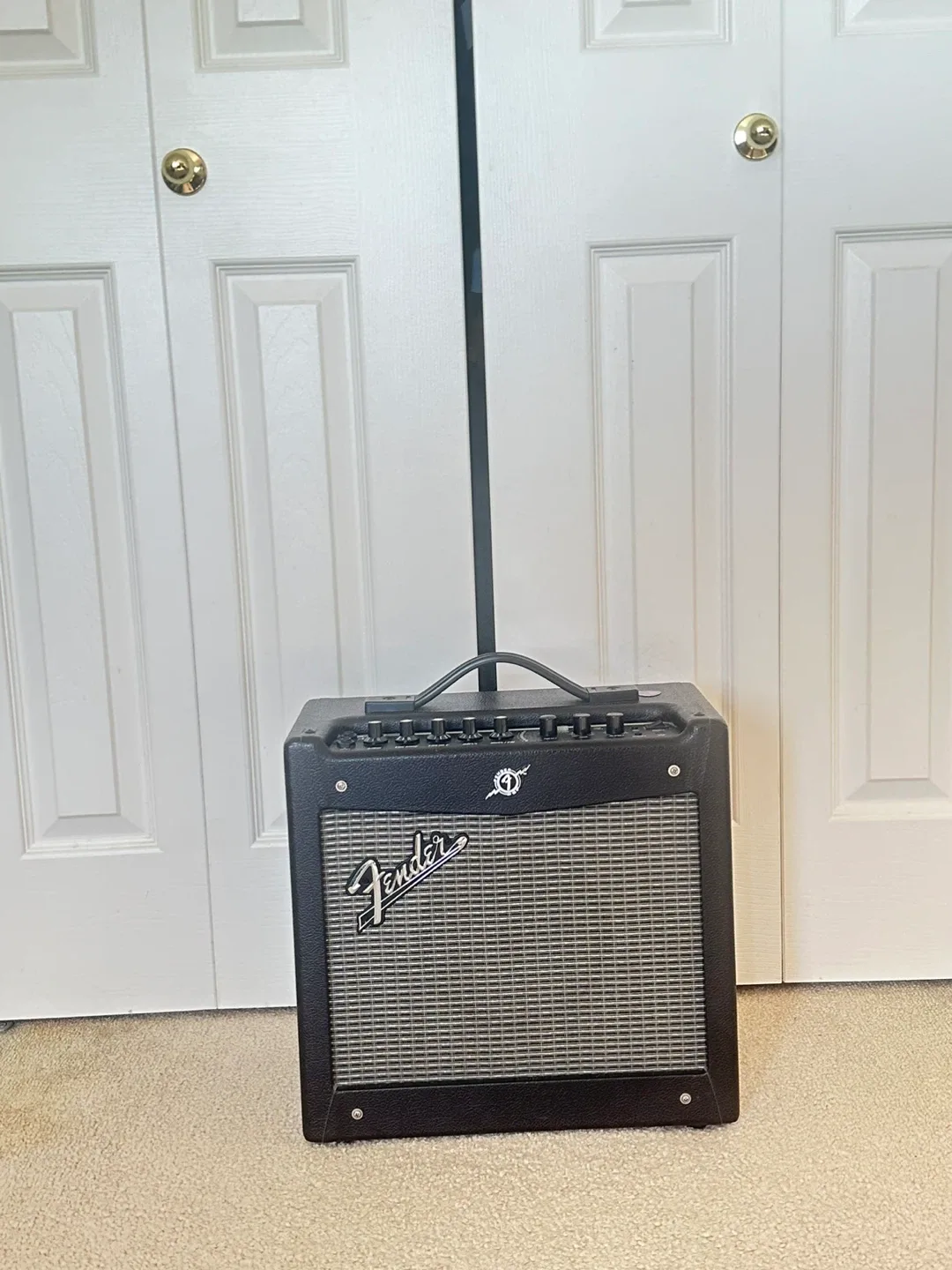 Yamaha Pacifica & Fender Mustang Guitar Amp & Godin bag image indicator(3)
