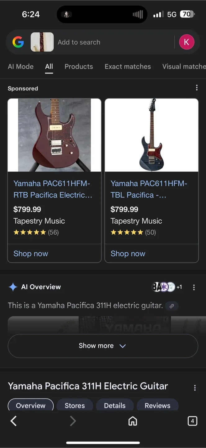 Yamaha Pacifica & Fender Mustang Guitar Amp & Godin bag image indicator(10)