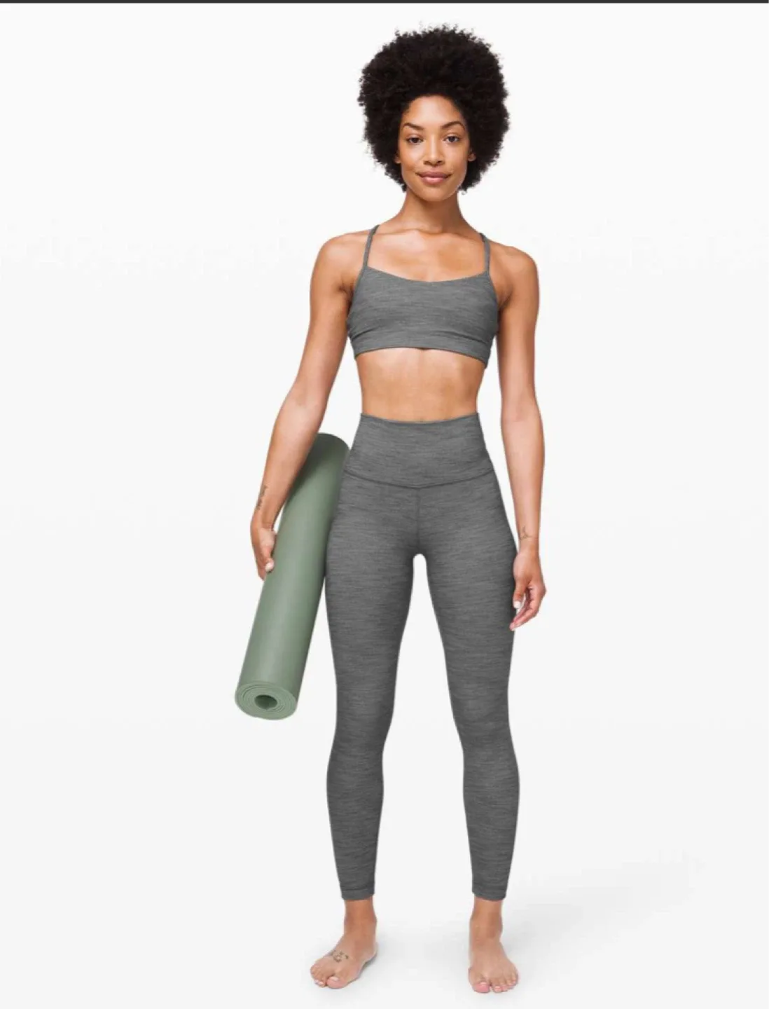 Lululemon Align Pant 25" herringbone- size 4 image indicator(3)