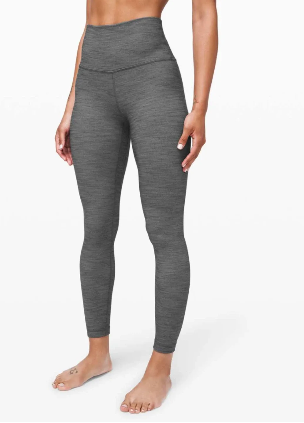 Lululemon Align Pant 25" herringbone- size 4 image indicator(4)
