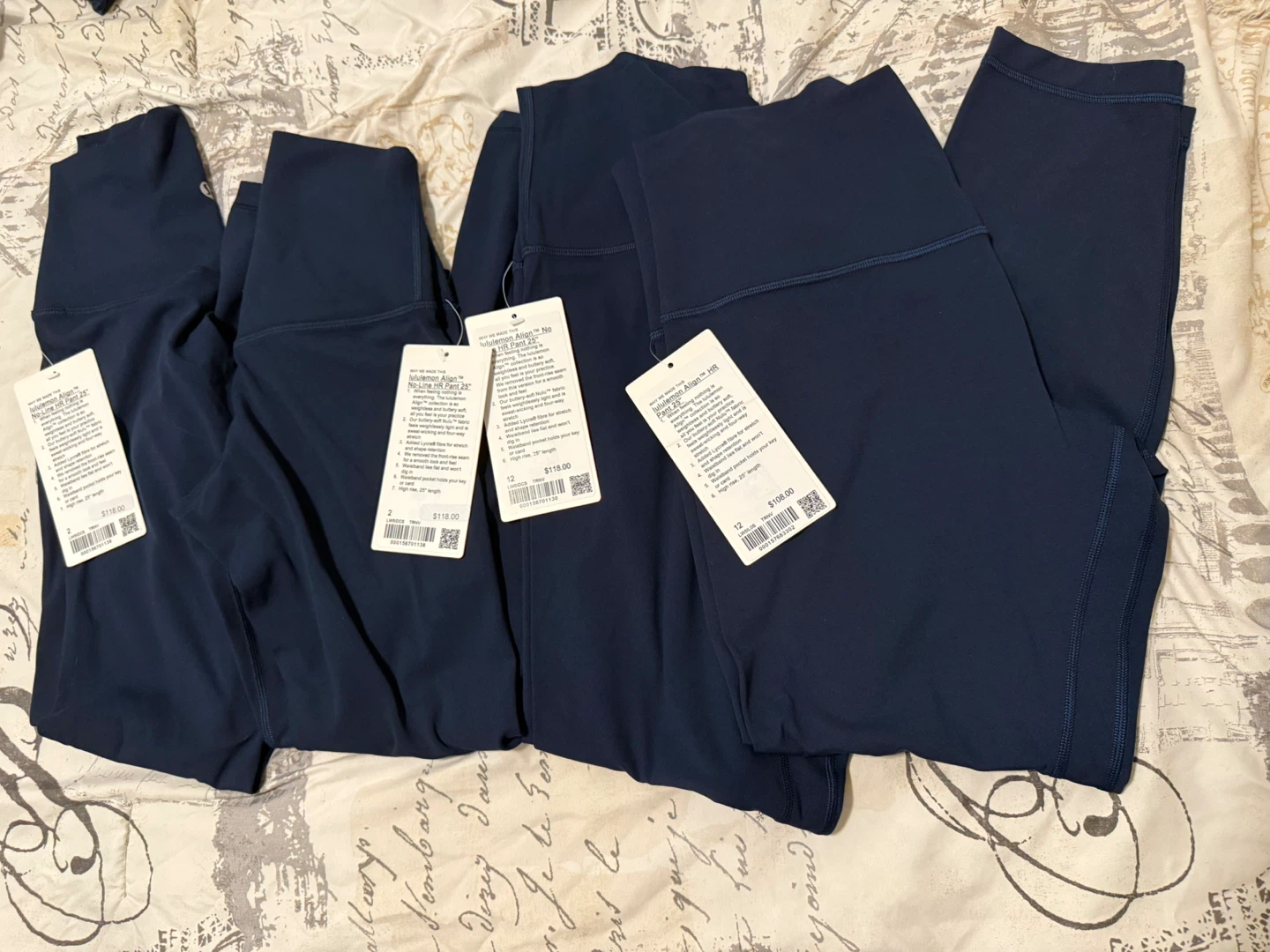 Lululemon Align HR Pant 25" Size 2 and 12