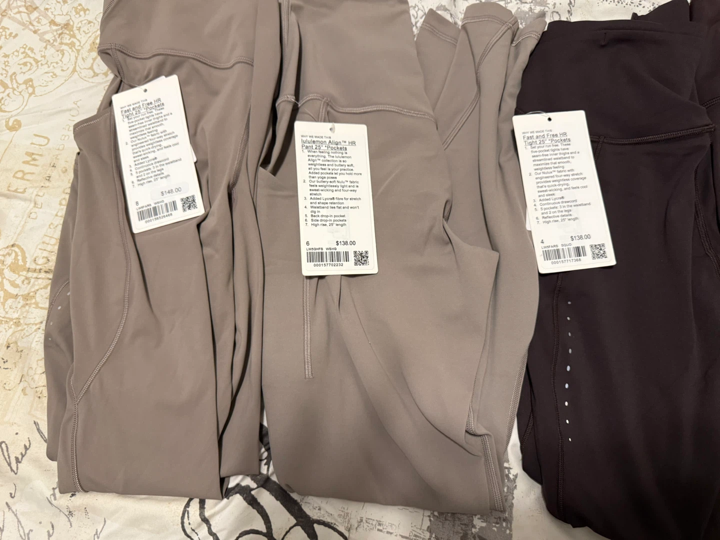 Lululemon Leggings Size 6 & 8 - photo 2