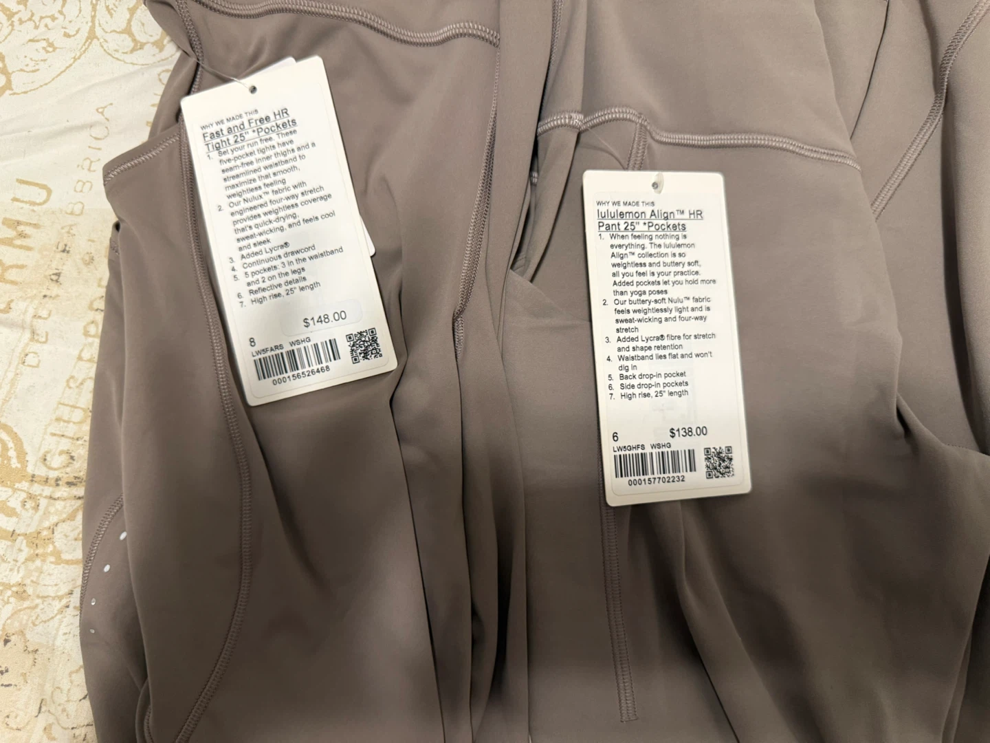 Lululemon Leggings Size 6 & 8 - photo 5