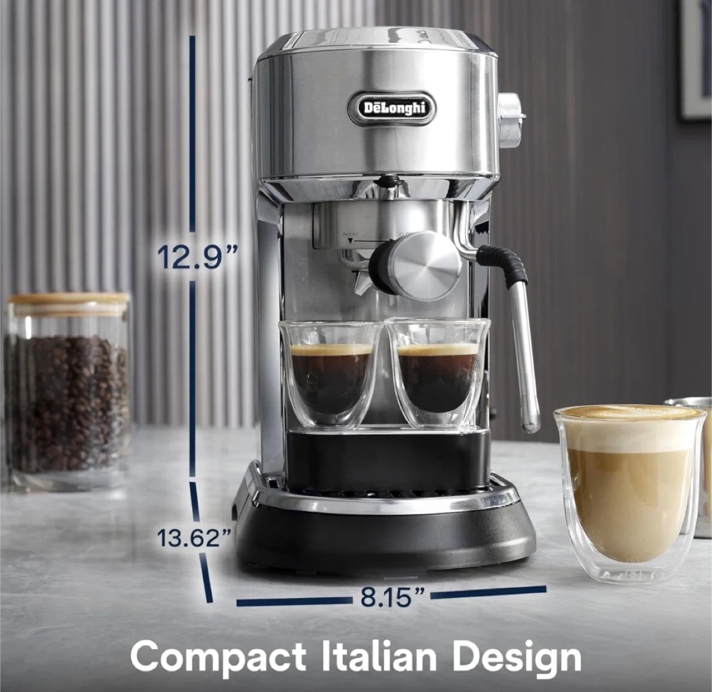 (New in box) De'Longhi Dedica Maestro Manual Espresso Machine image indicator(4)