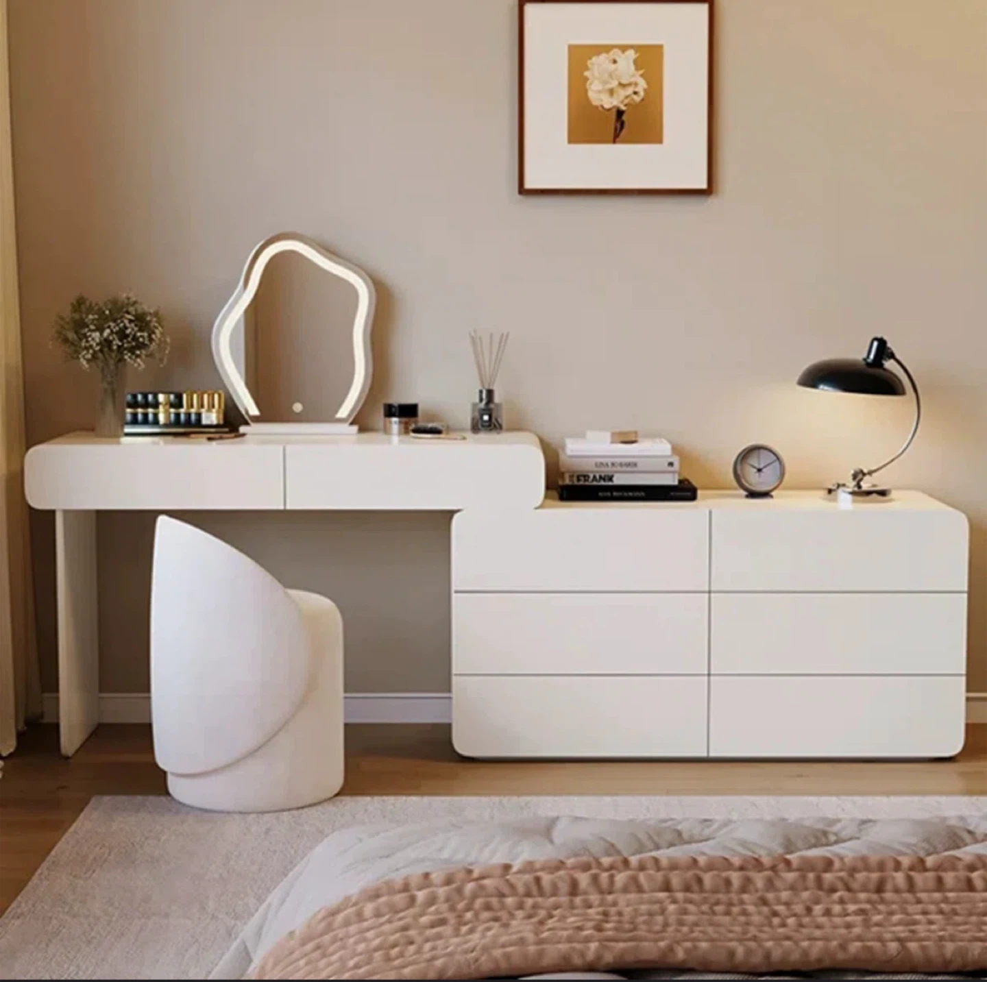 White Vanity Dresser - photo 2