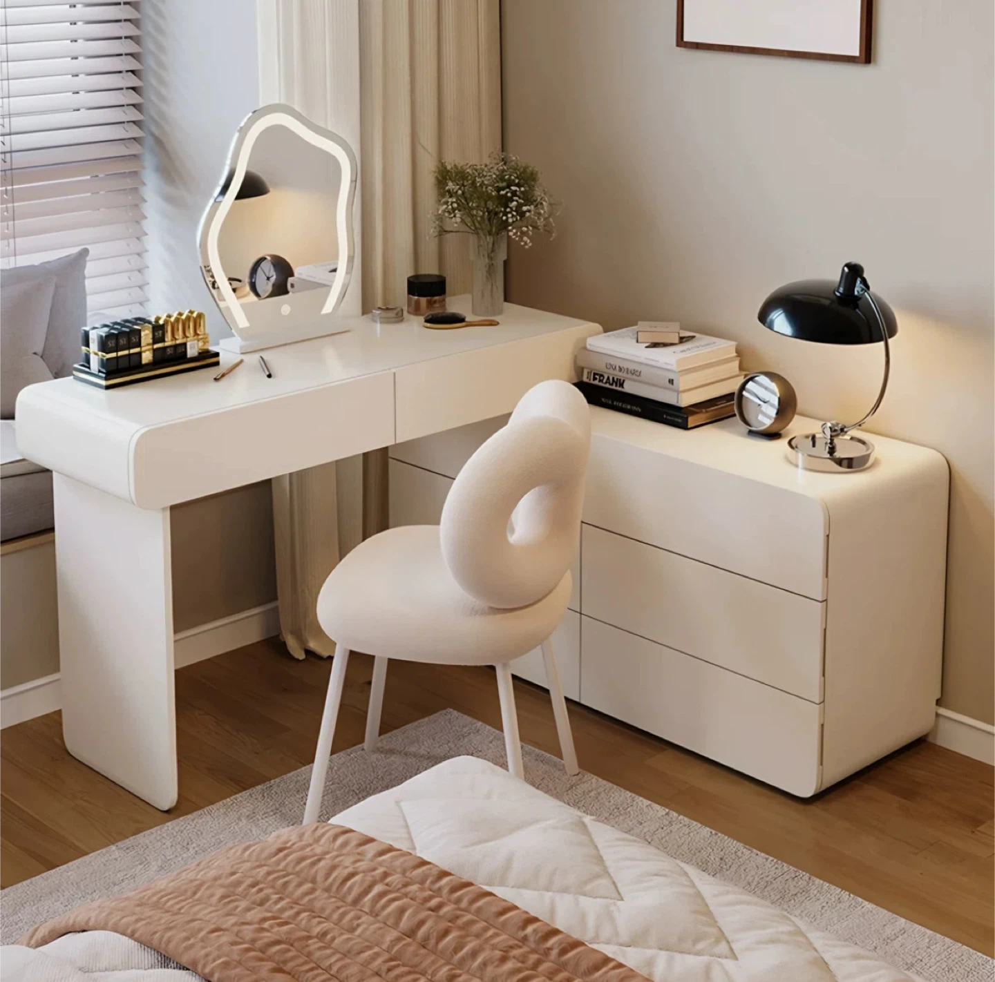 White Vanity Dresser