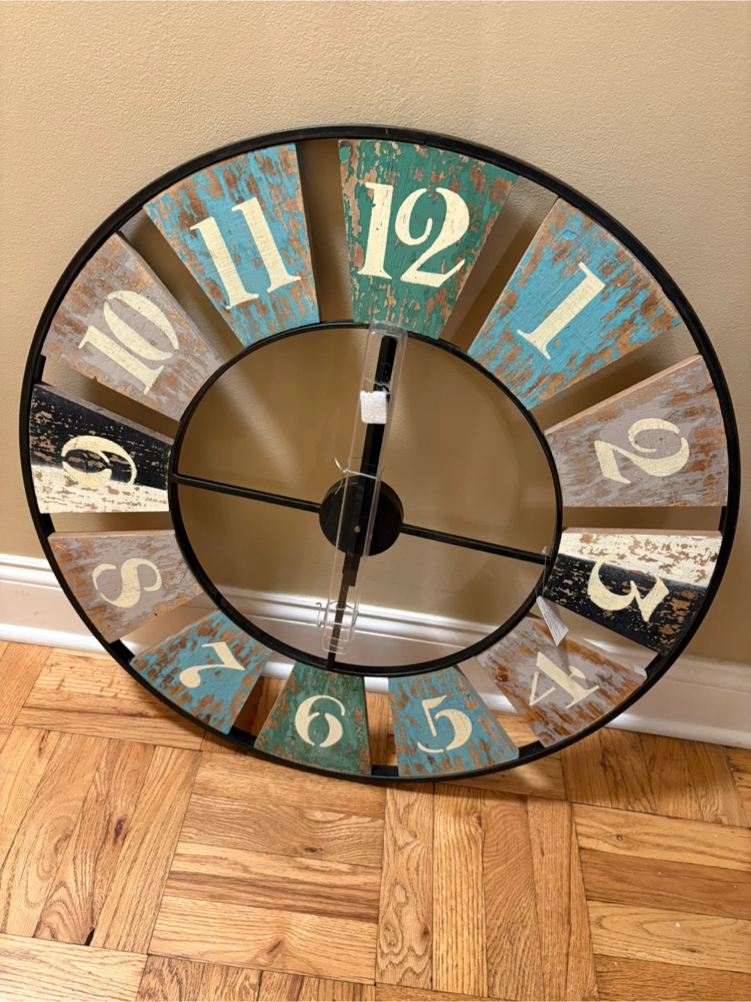 Rustic Farmhouse Wall Clock