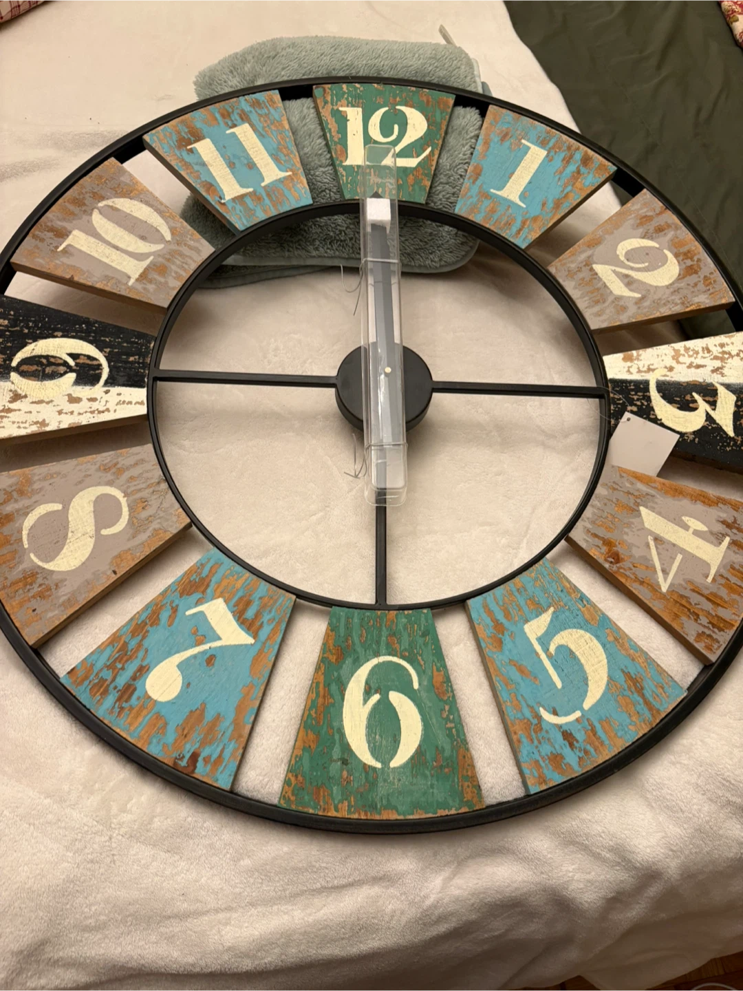 Rustic Farmhouse Wall Clock - photo 2