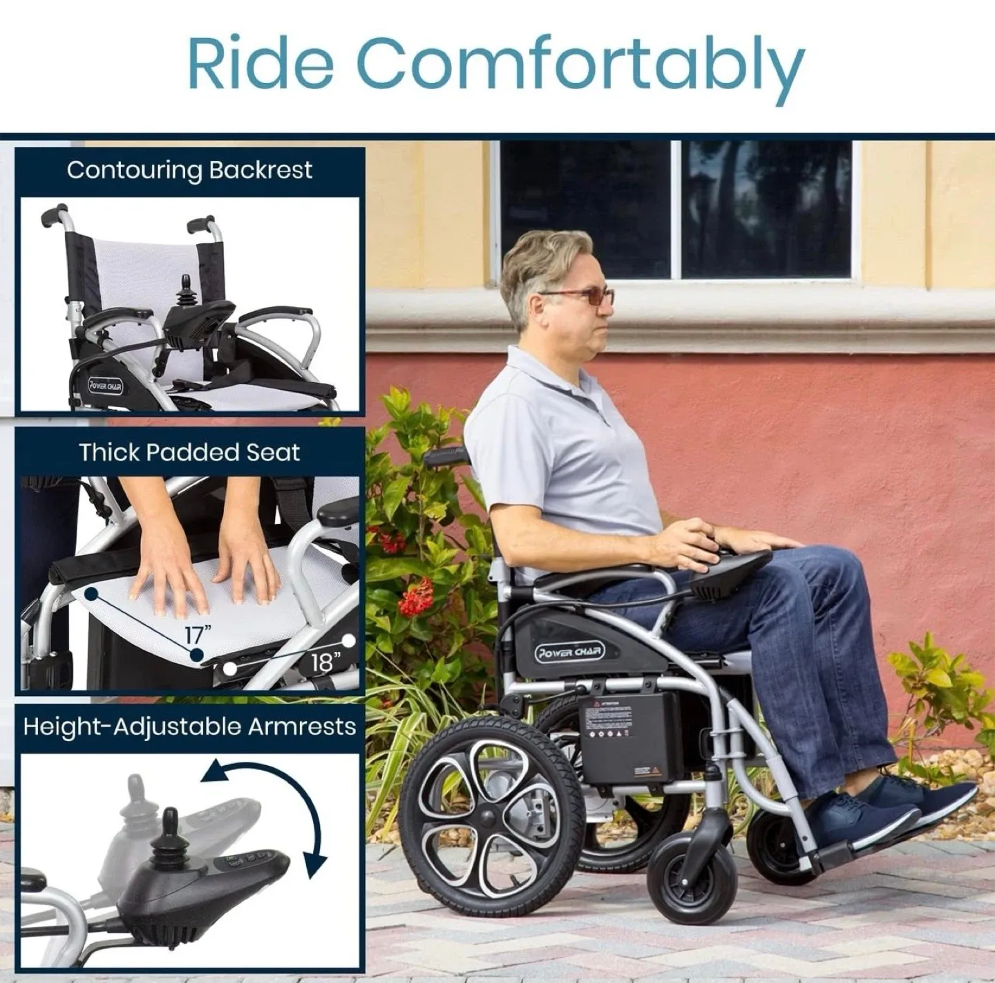 Vive Mobility Folding Electric Wheelchair image indicator(5)