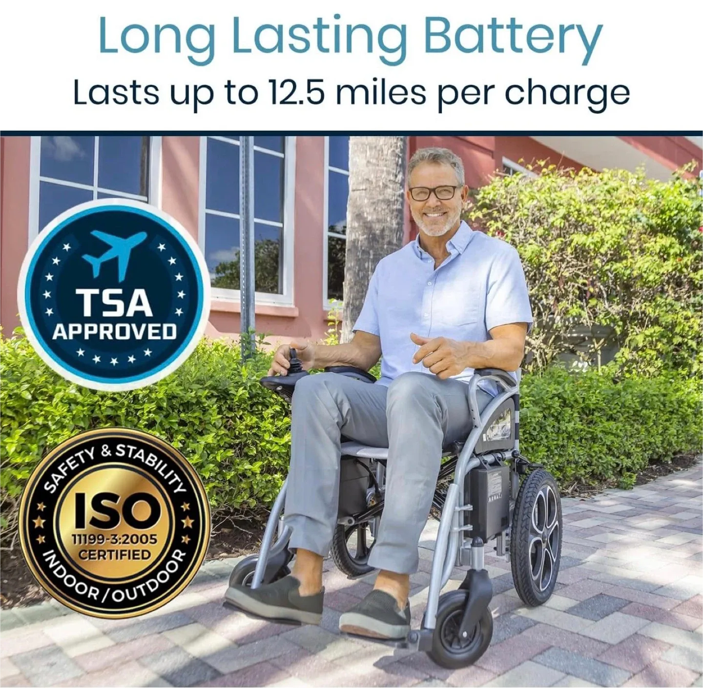 Vive Mobility Folding Electric Wheelchair image indicator(7)