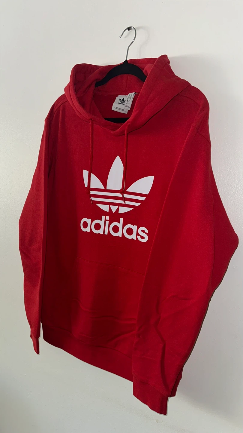 Adidas Red Trefoil Hoodie - photo 3