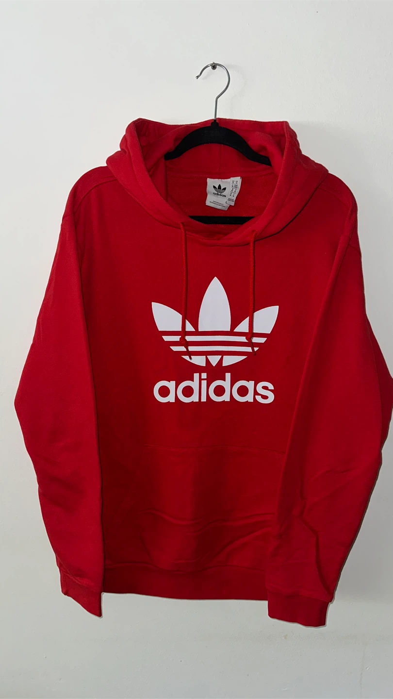 Adidas Red Trefoil Hoodie - photo 2
