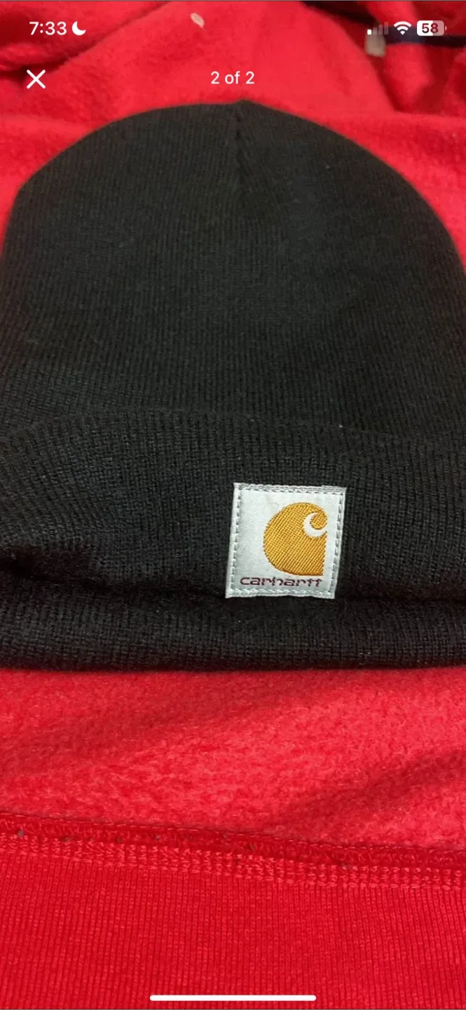 Carhartt Black Beanie thumbnail