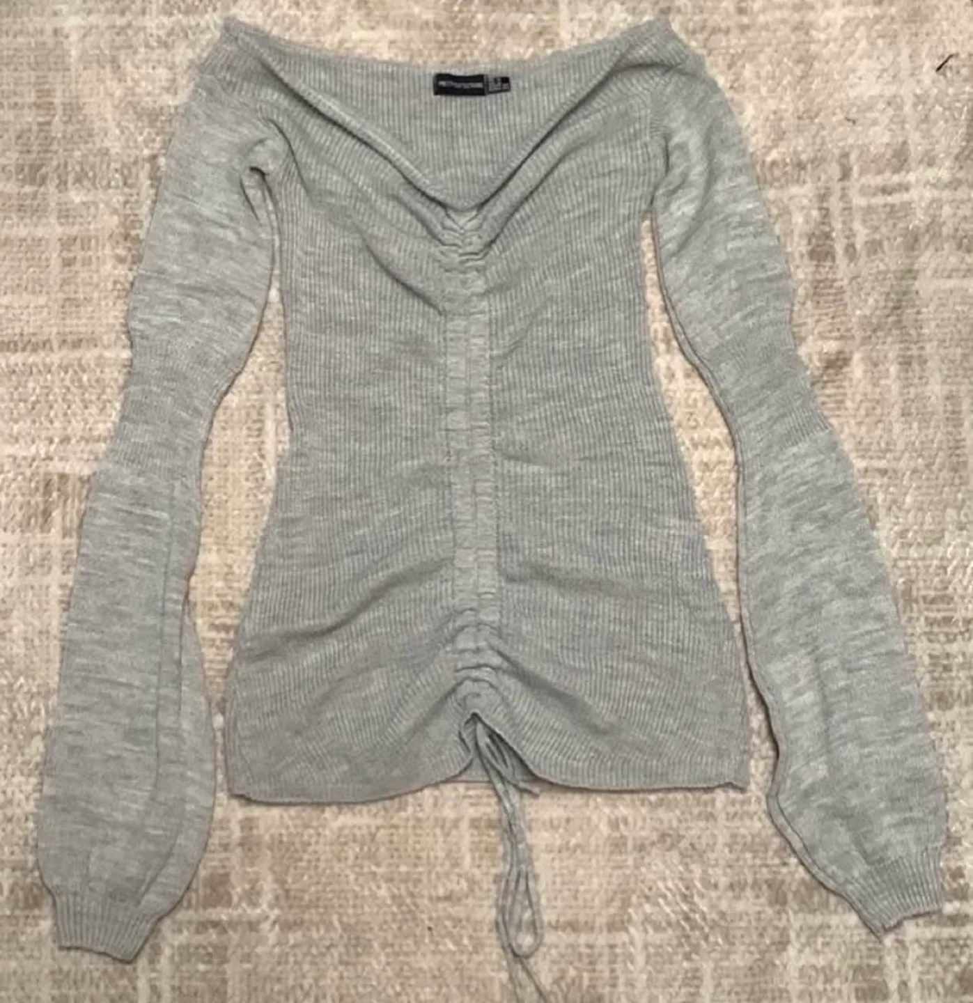 PrettyLittleThing Grey Knit Dress Size 4 thumbnail