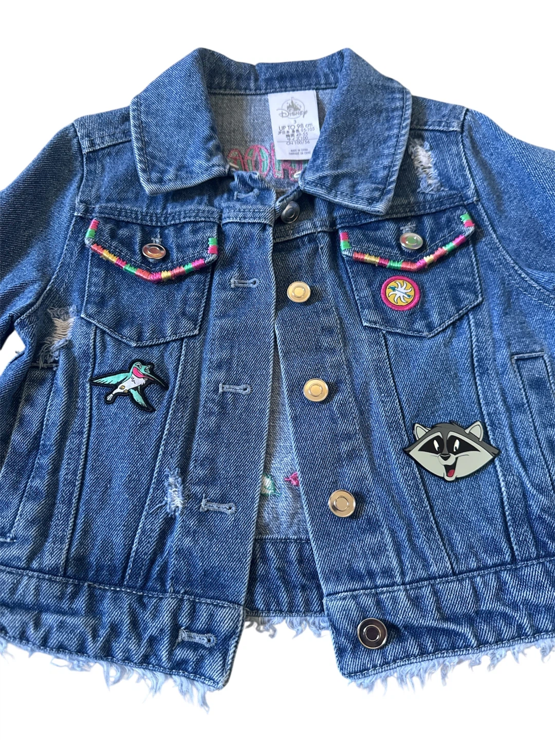 Disney Pocahontas Denim Jacket - Size 3T - photo 3