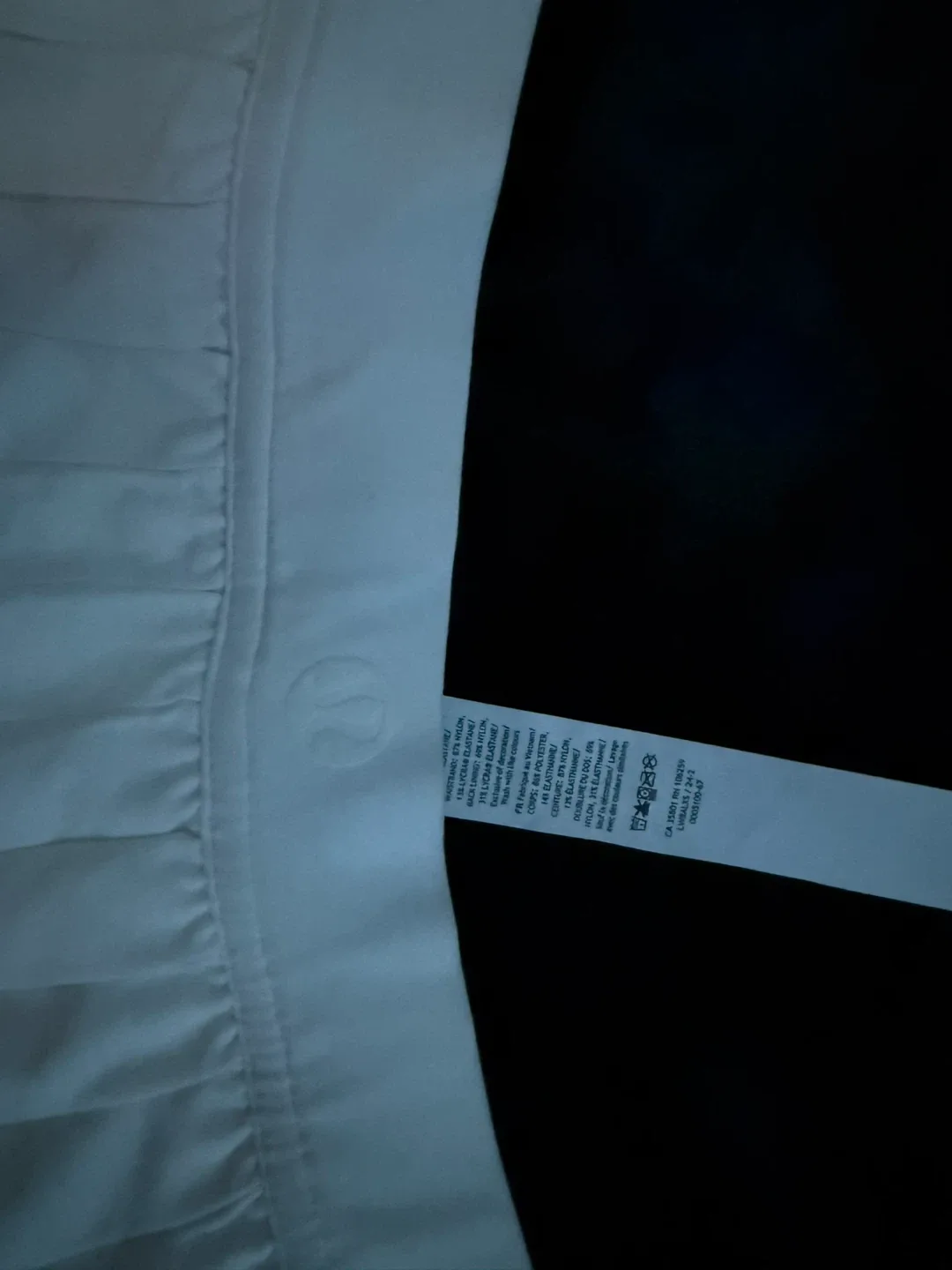 Lululemon White Pleated Tennis Skirt image indicator(3)