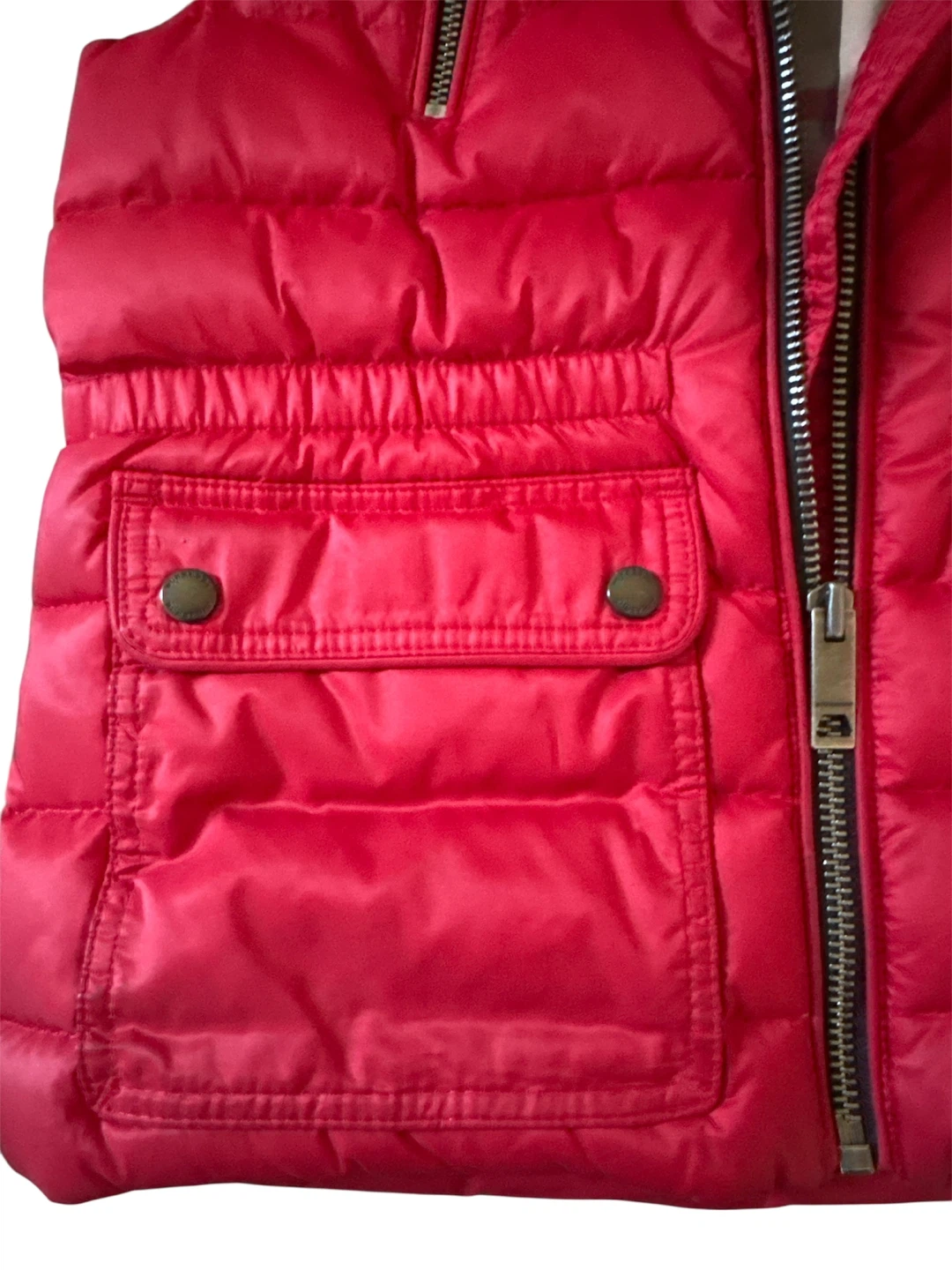 Burberry Children Red Puffer Vest with Hood - photo 4
