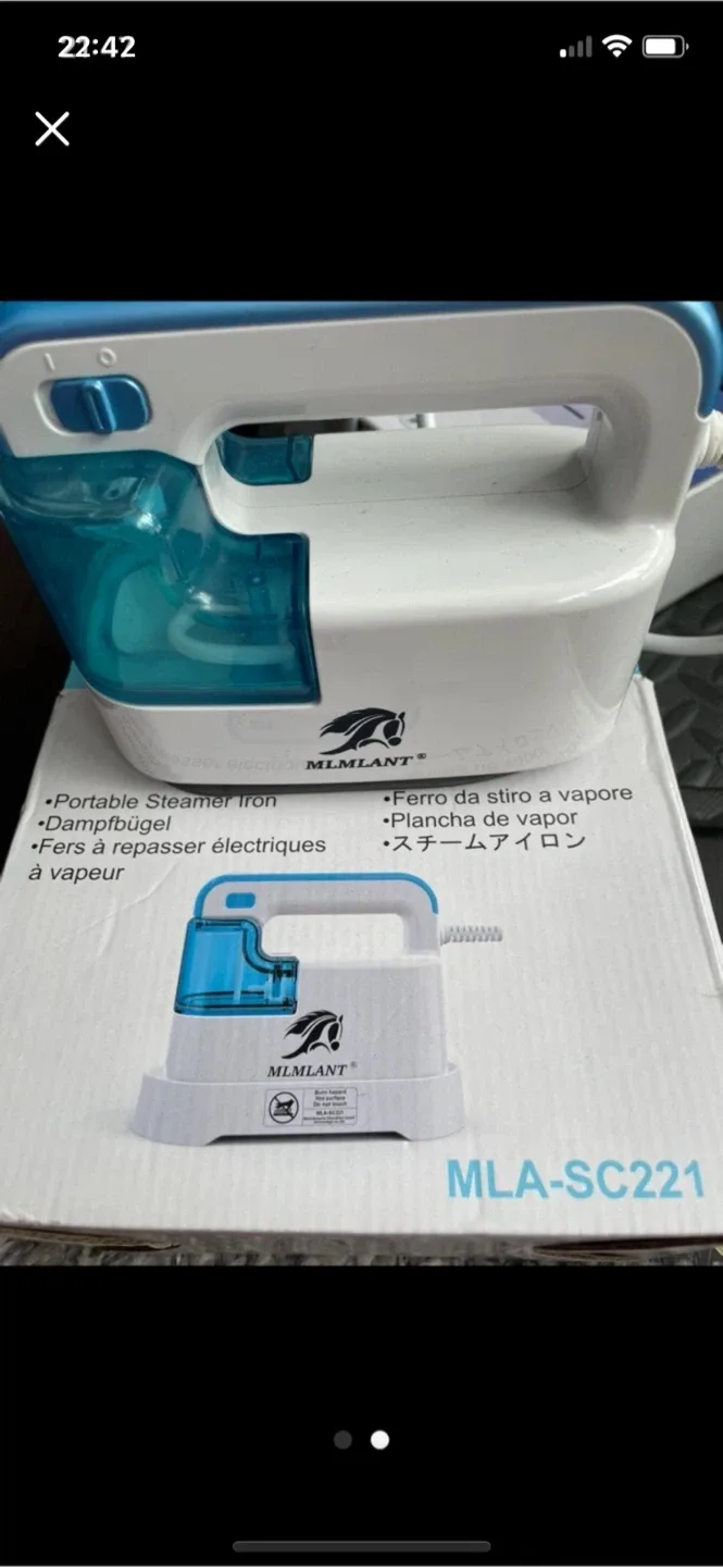 New Portable Steamer Iron thumbnail