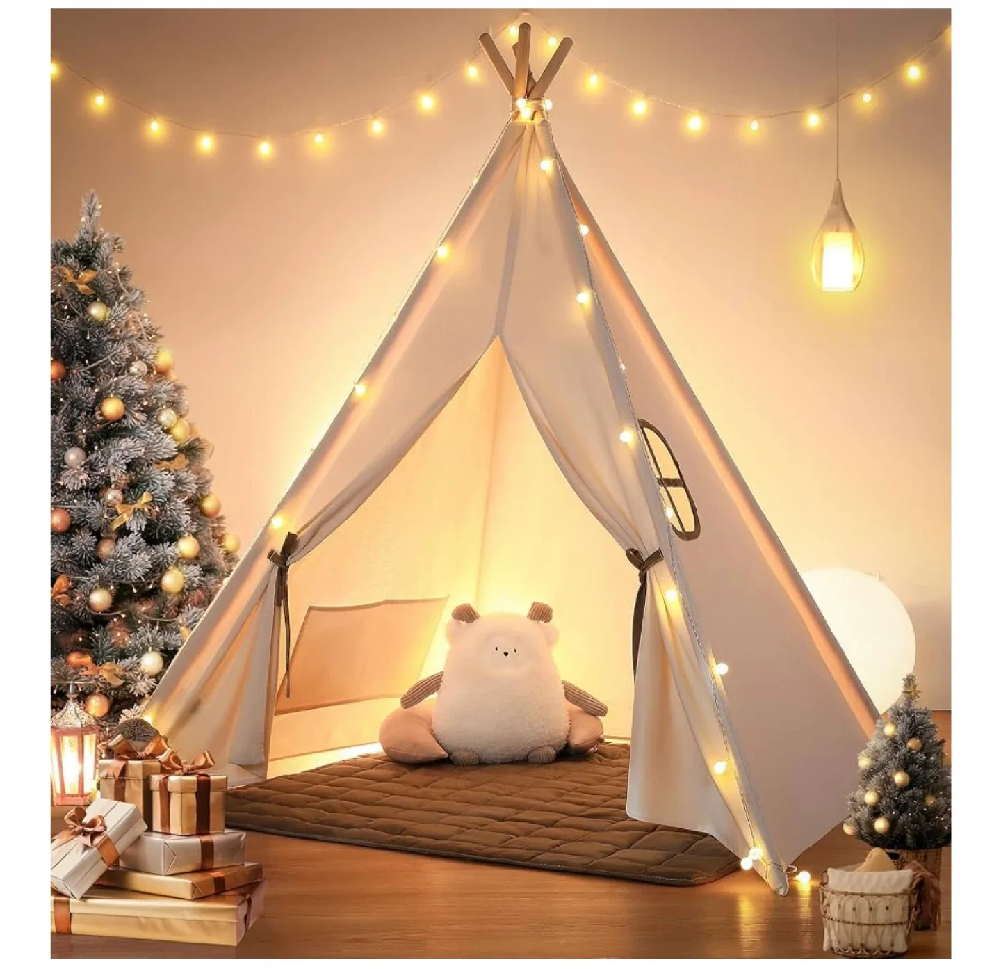 Kids Teepee Tent with mat thumbnail