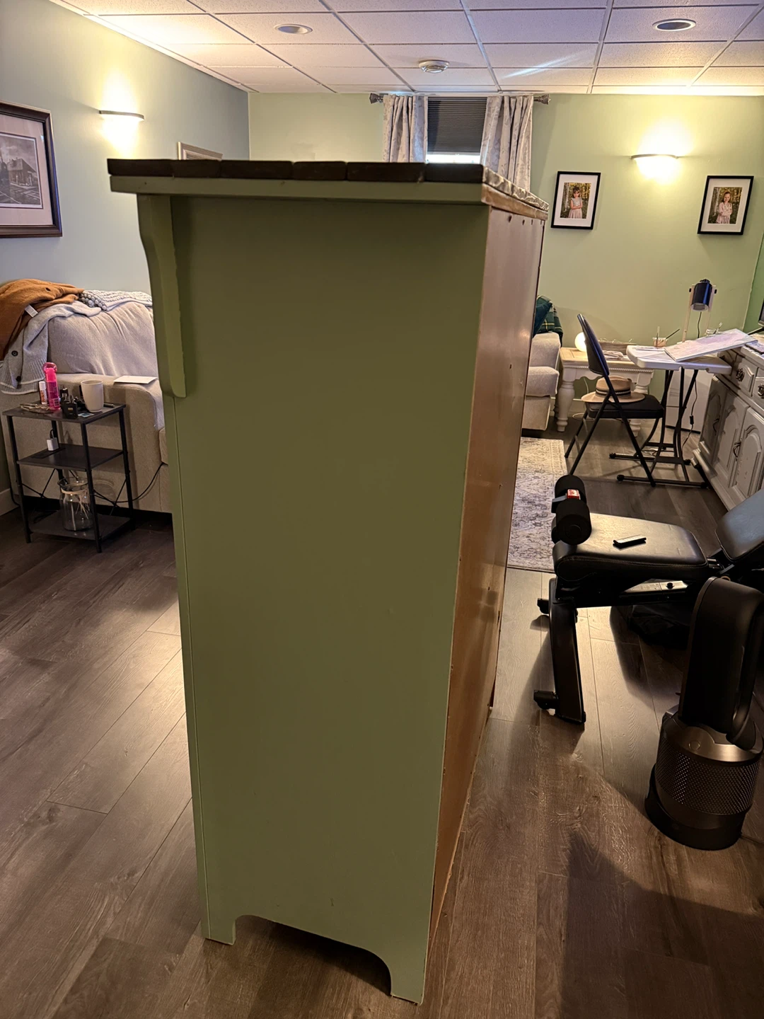 Sage Green Dresser with Drawers - photo 3