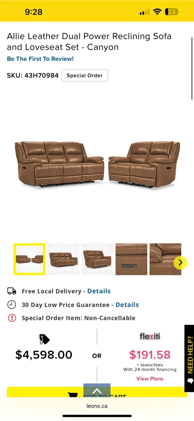 Brown Leather Reclining Sofa Set image indicator(8)