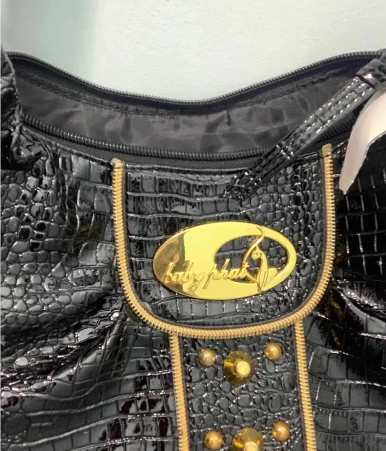 Baby Phat Black Shoulder Bag thumbnail