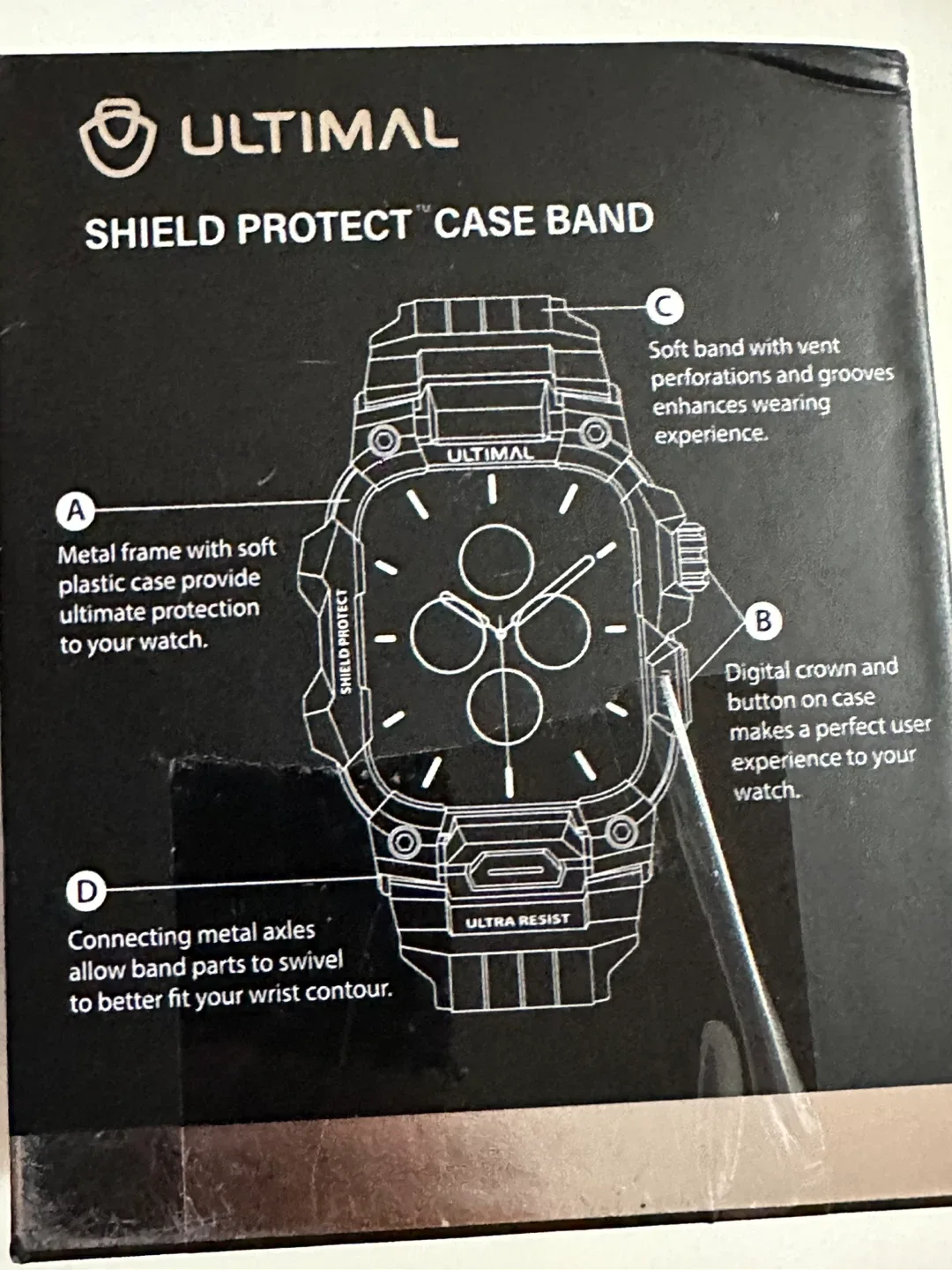 New Ultimal Rugged Case Band 44mm Apple Watch image indicator(3)