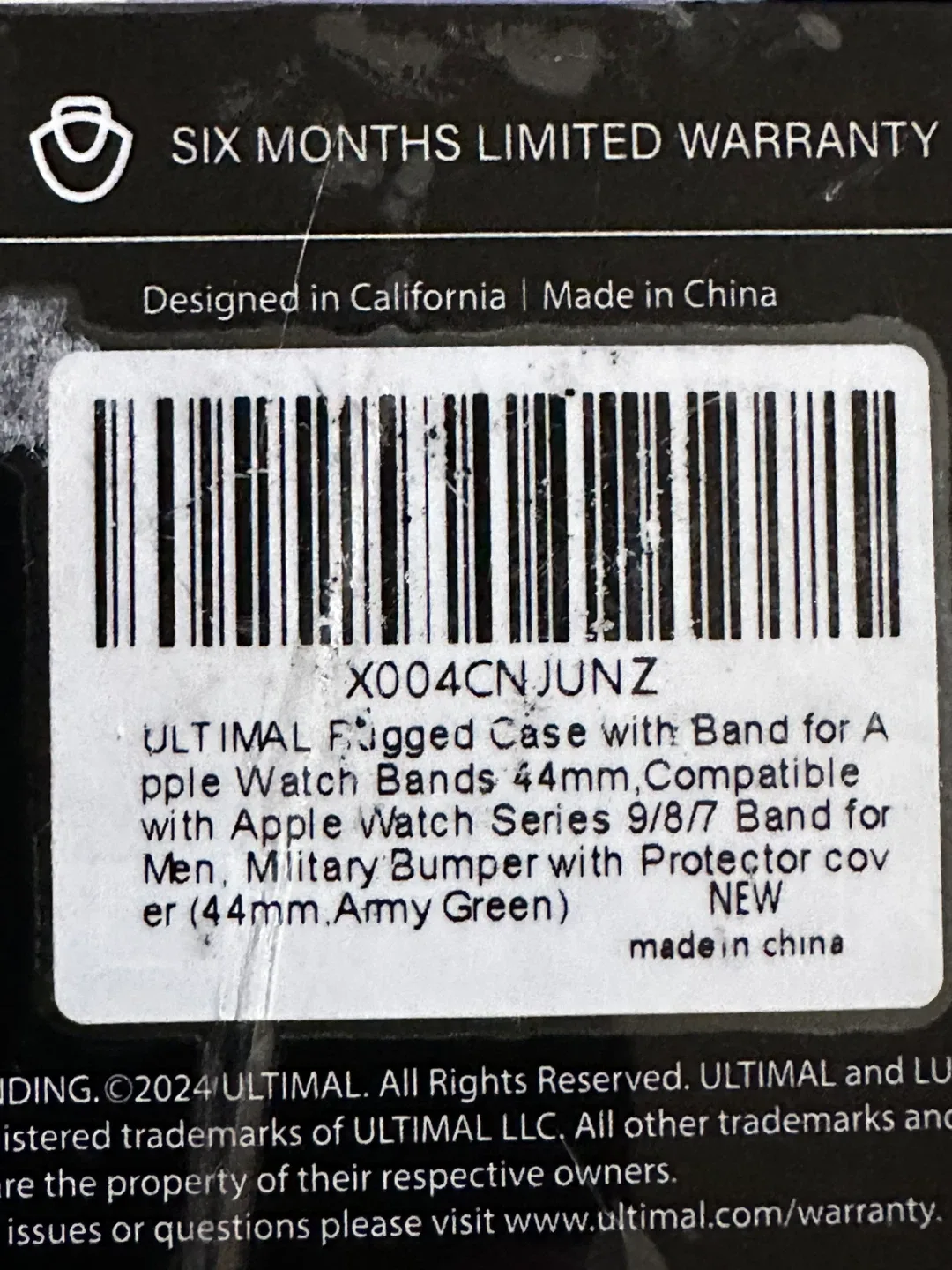 New Ultimal Rugged Case Band 44mm Apple Watch image indicator(4)