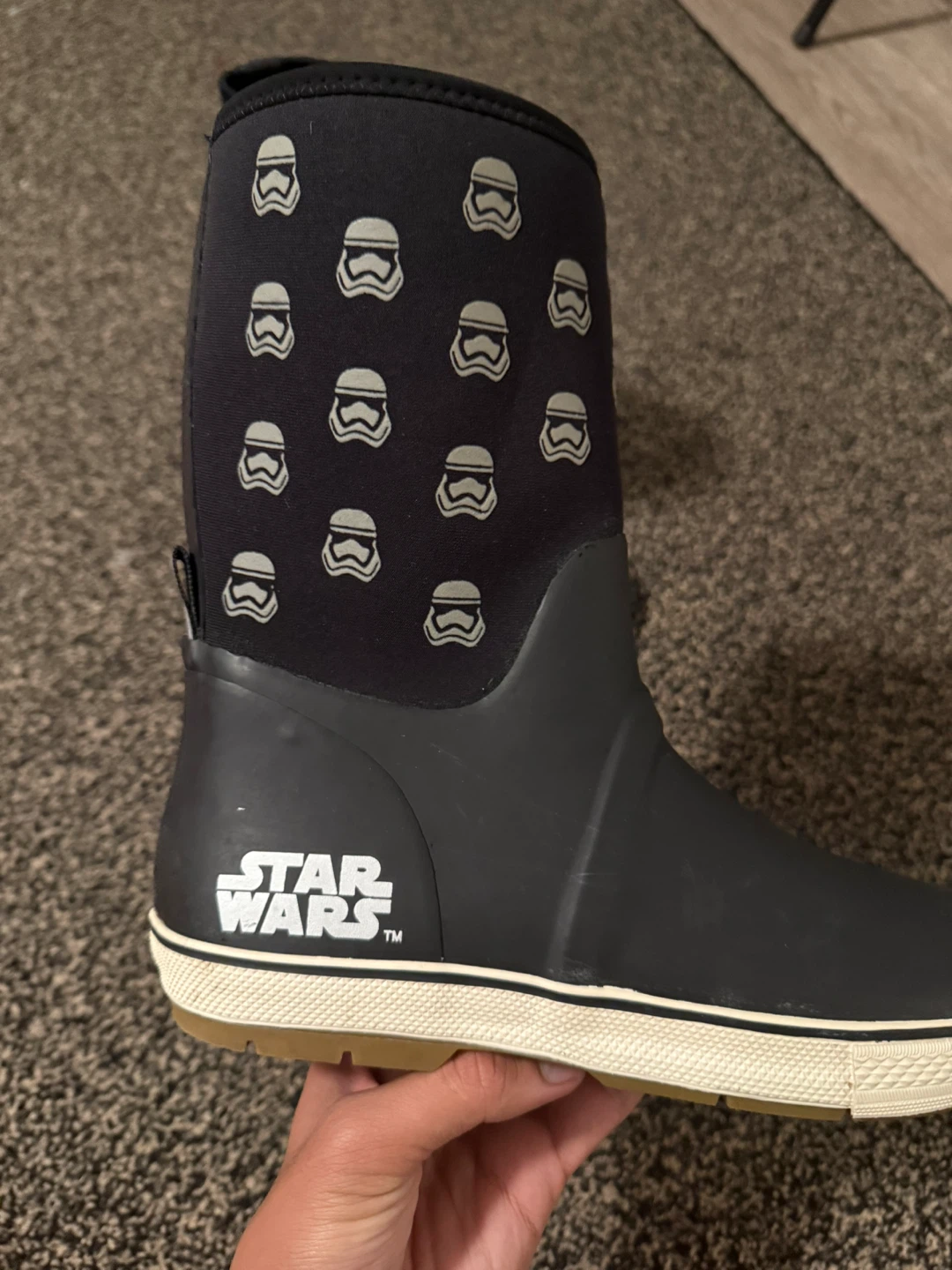 Zara Star Wars Stormtrooper Rain Boots - Size 6/7 - photo 3
