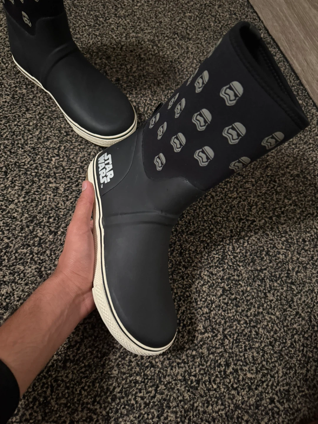 Zara Star Wars Stormtrooper Rain Boots - Size 6/7