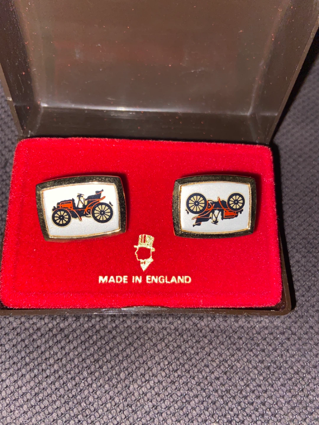 Vintage Car Cufflinks - Made in England
