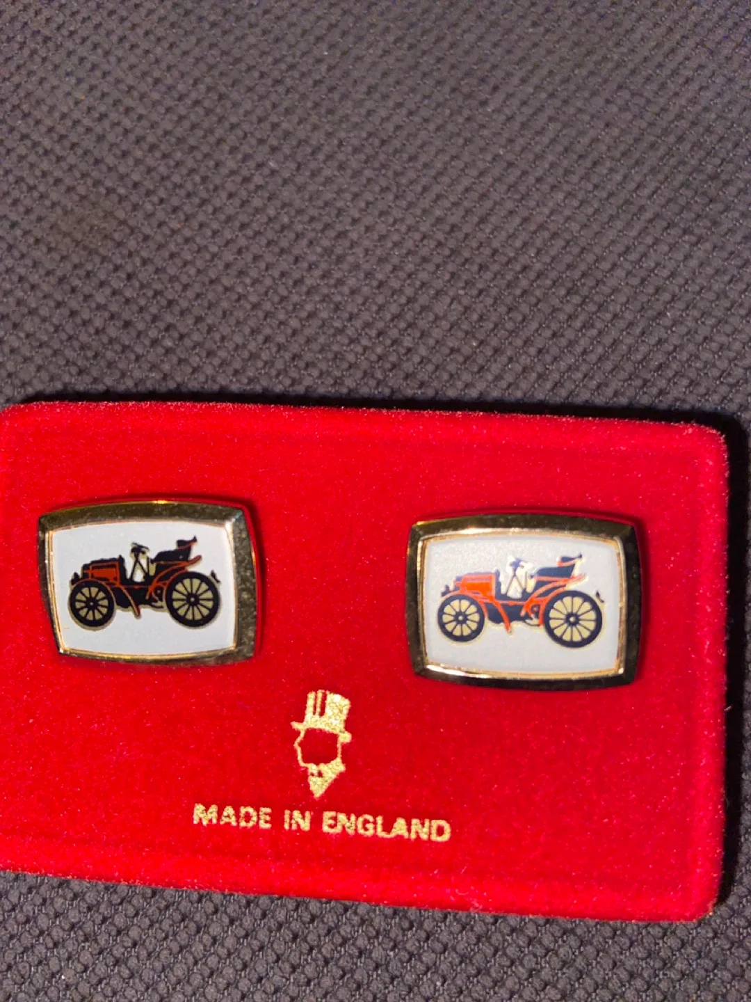 Vintage Car Cufflinks - Made in England image indicator(2)