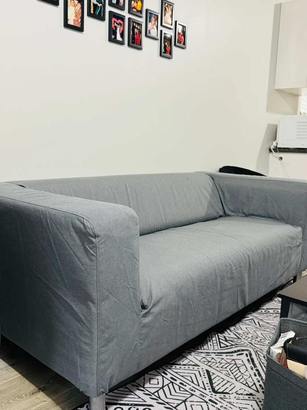 IKEA Klippan Loveseat, Vissle Gray image indicator(3)