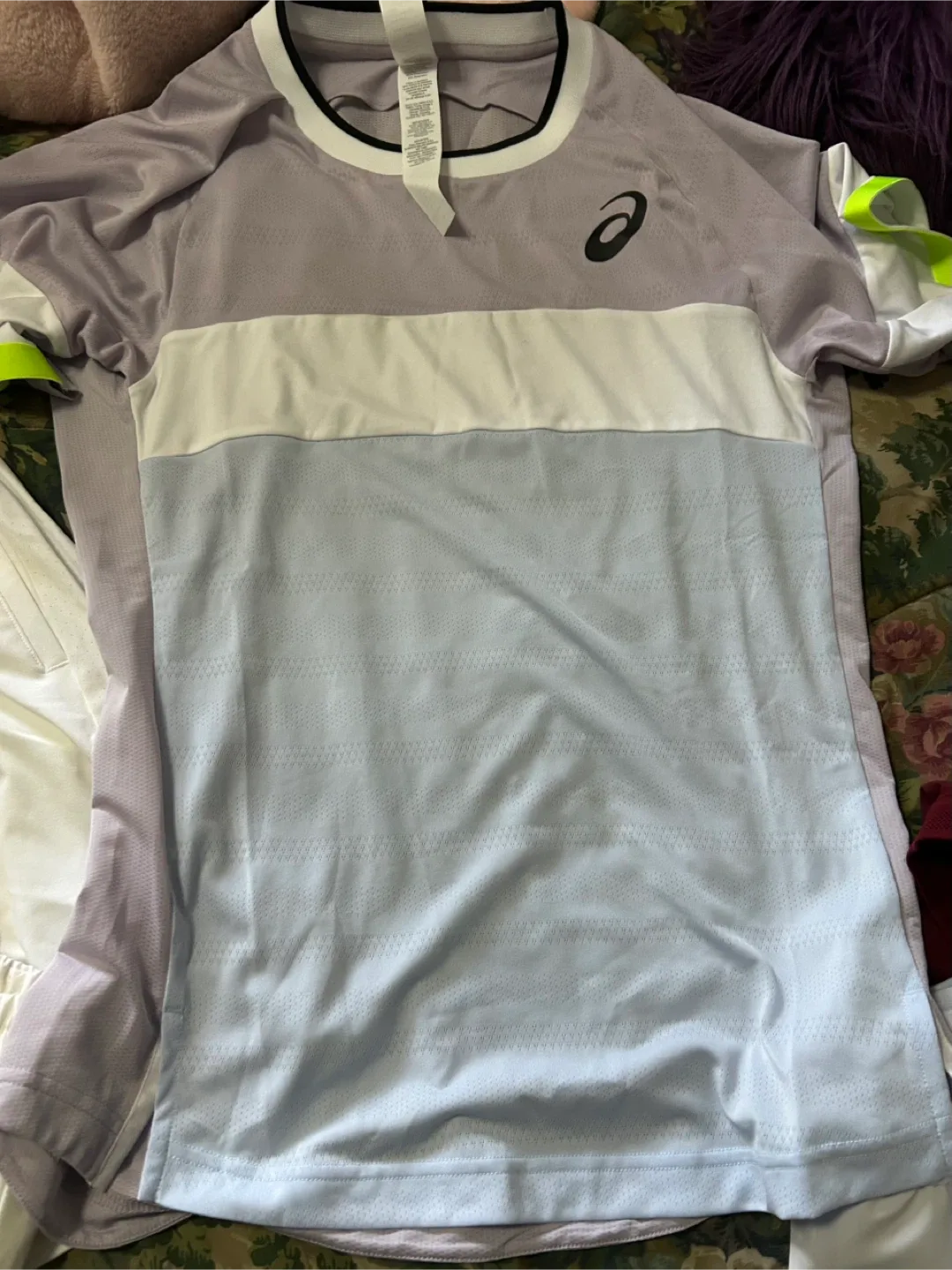 ASICS tennis top and Nike Rafa shorts. Men’s medium image indicator(2)