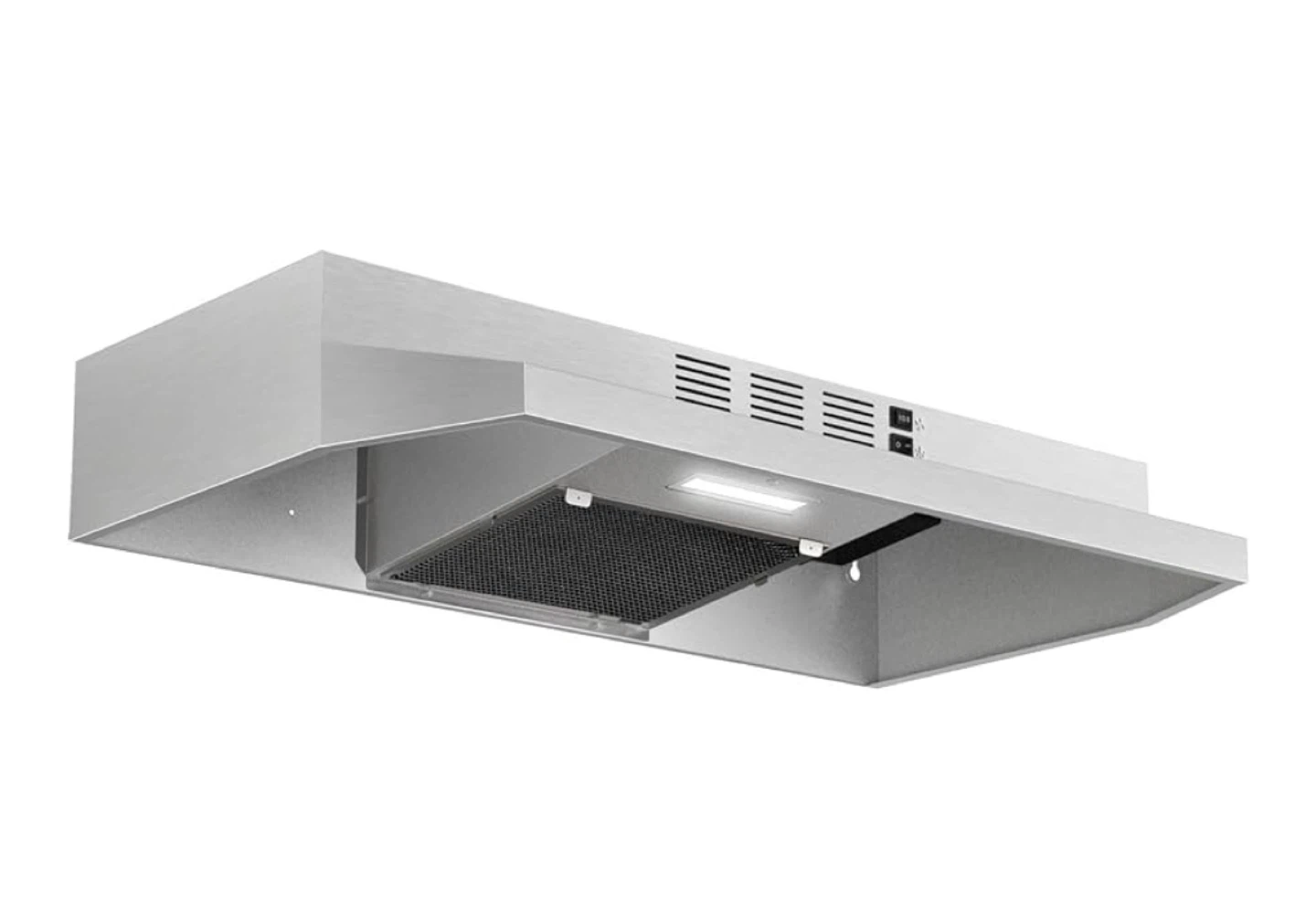 Hood fan installation