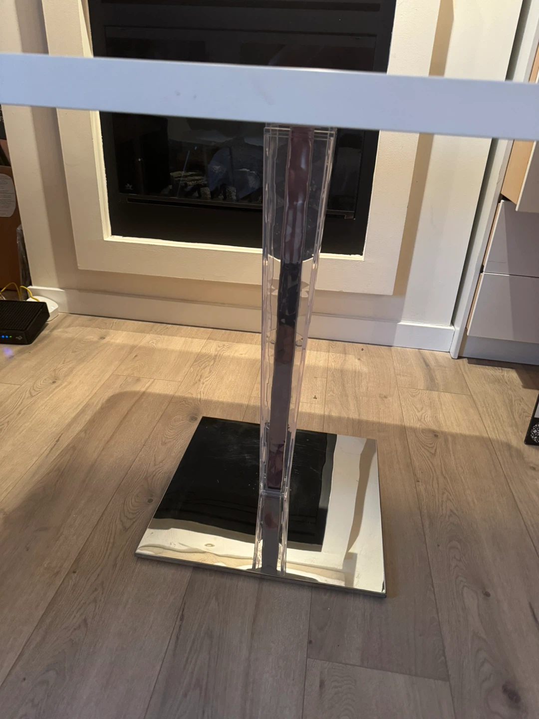 White Square Dining Table - photo 2