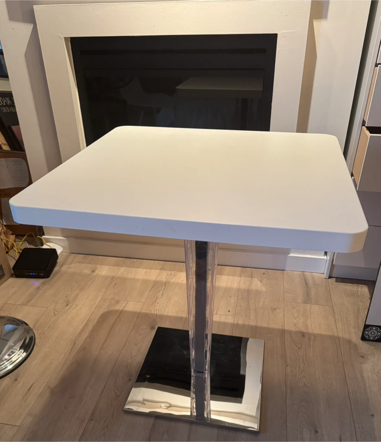 White Square Dining Table - photo 5