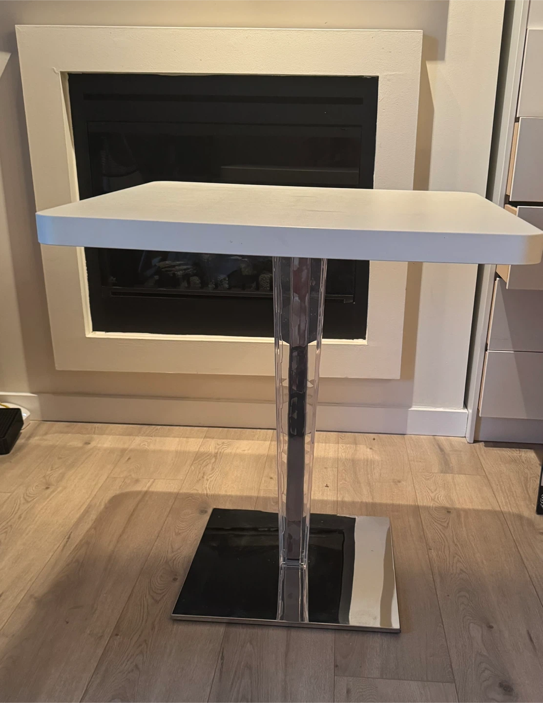 White Square Dining Table
