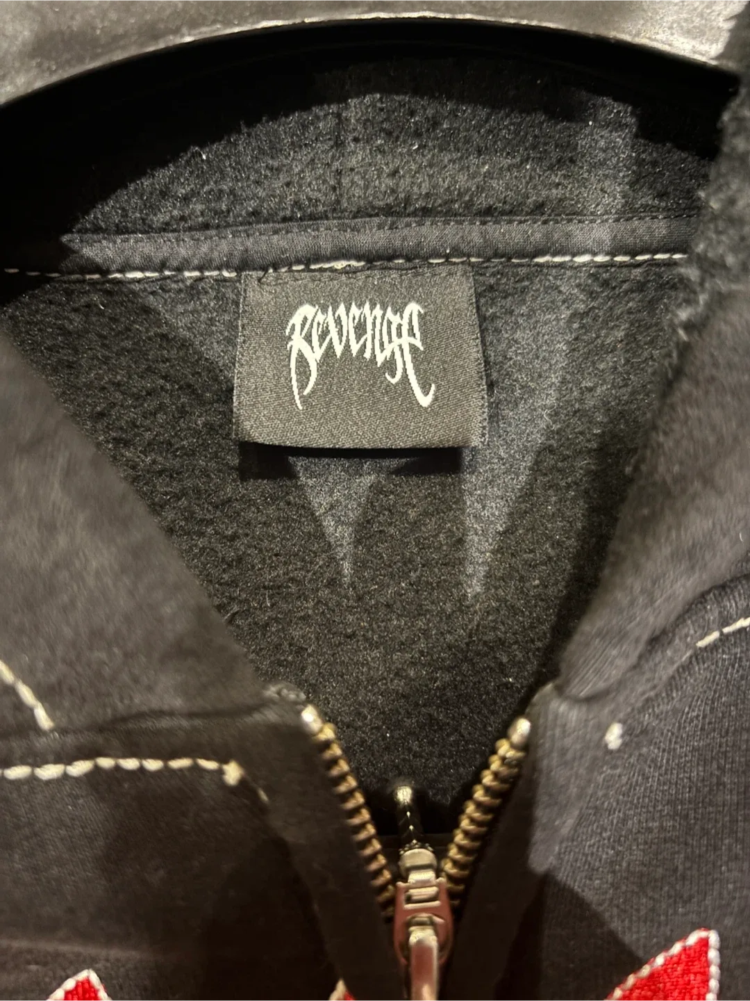Revenge Black/Red Hoodie image indicator(3)