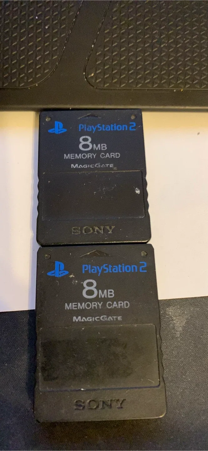 Sony Playstation 2 8MB Memory Card - Set of 2 thumbnail