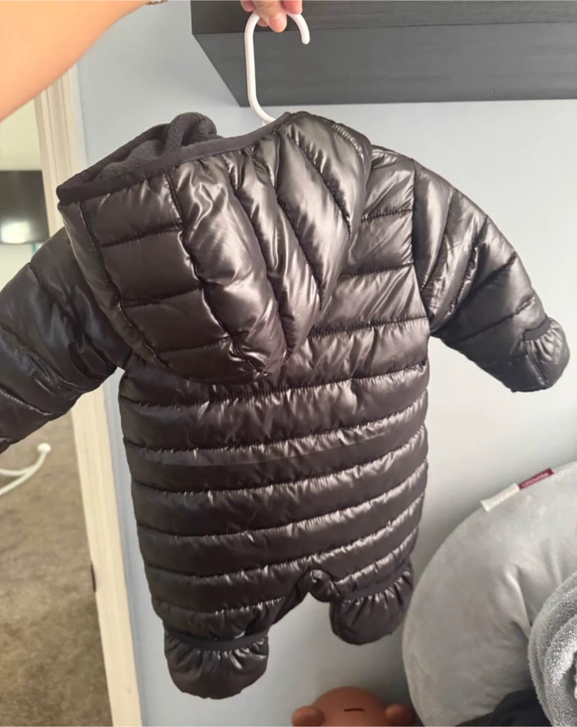 Nike Baby Puffer Onesie - Black(3m) - photo 2